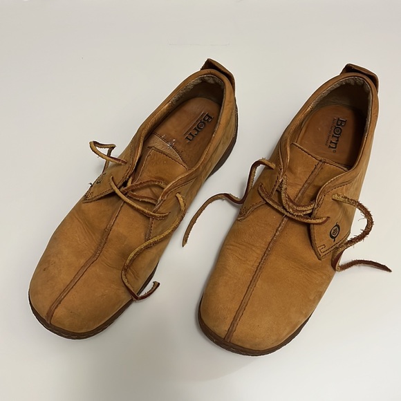 Born Sahara Nubuck Driving Oxford Moccasins sz 9 lace up - Picture 1 of 10